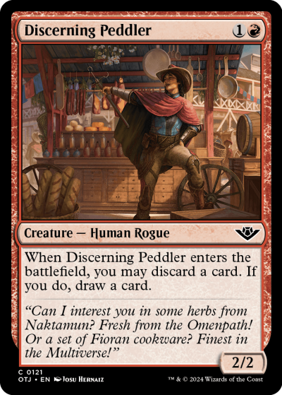 Discerning Peddler - Outlaws of Thunder Junction Spoiler