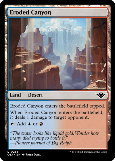 Eroded Canyon - Outlaws of Thunder Junction Spoiler