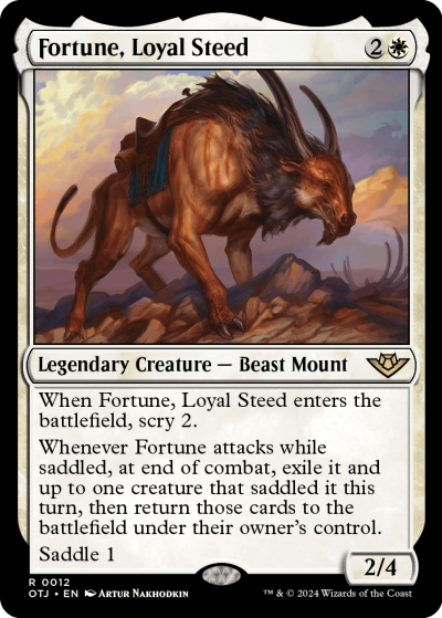 Fortune, Loyal Steed - Outlaws of Thunder Junction Spoiler