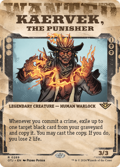 Kaervek, the Punisher (Variant) - Outlaws of Thunder Junction Spoiler