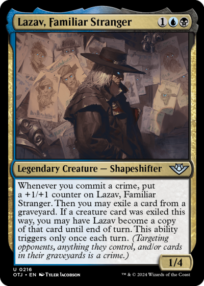 Lazav, Familiar Stranger - Outlaws of Thunder Junction Spoiler