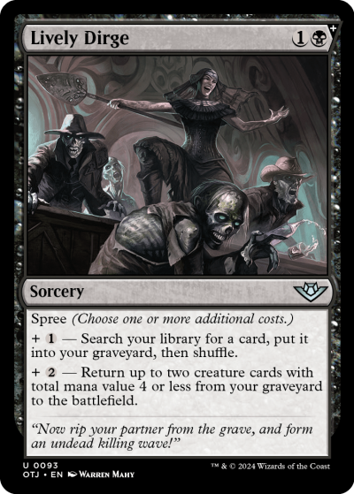 Lively Dirge - Outlaws of Thunder Junction Spoiler