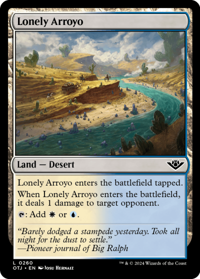 Lonely Arroyo - Outlaws of Thunder Junction Spoiler