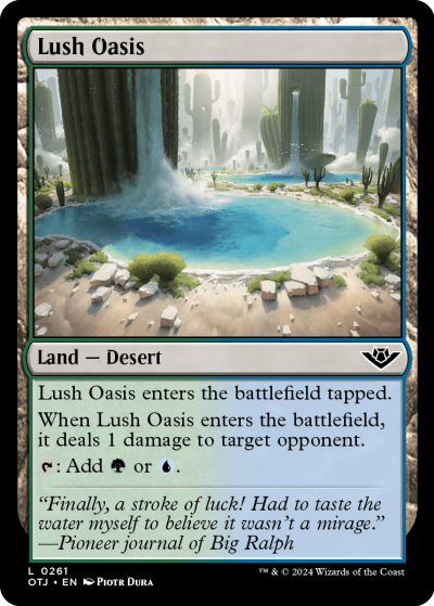 Lush Oasis - Outlaws of Thunder Junction Spoiler