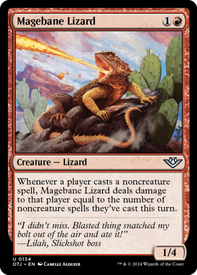 Magebane Lizard - Outlaws of Thunder Junction Spoiler