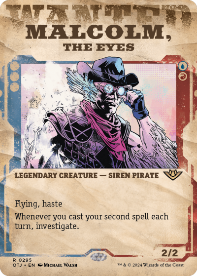 Malcolm, the Eyes (Variant) - Outlaws of Thunder Junction Spoiler