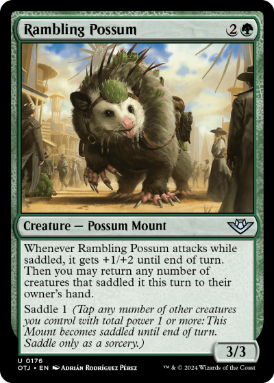 Rambling Possum - Outlaws of Thunder Junction Spoiler