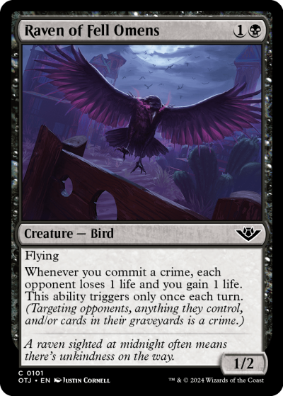 Raven of Fell Omens - Outlaws of Thunder Junction Spoiler