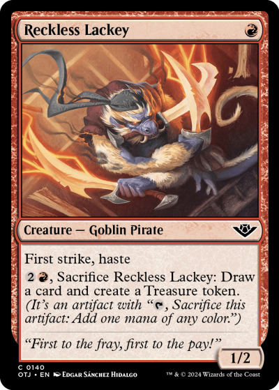 Reckless Lackey - Outlaws of Thunder Junction Spoiler