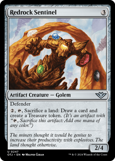 Redrock Sentinel - Outlaws of Thunder Junction Spoiler