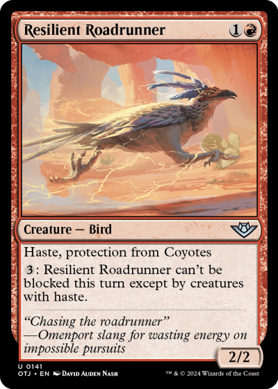 Resilient Roadrunner - Outlaws of Thunder Junction Spoiler