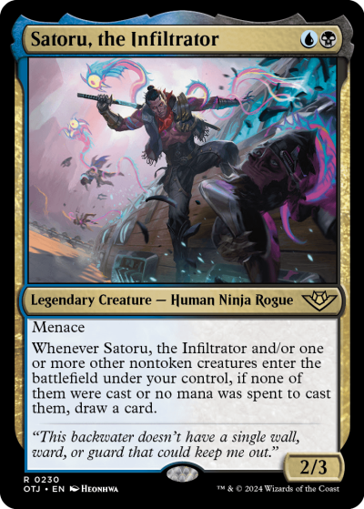 Satoru, the Infiltrator - Outlaws of Thunder Junction Spoiler