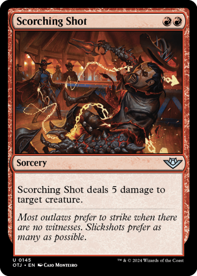 Scorching Shot - Outlaws of Thunder Junction Spoiler