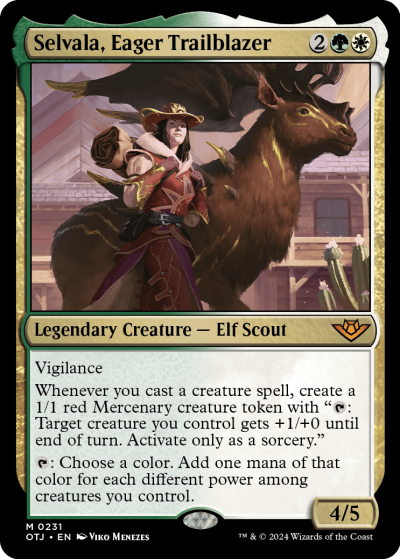 Selvala, Eager Trailblazer - Outlaws of Thunder Junction Spoiler