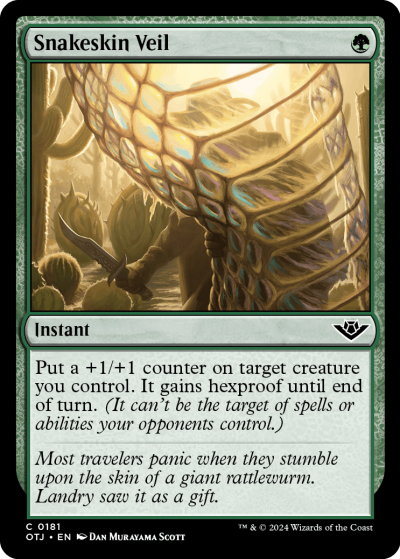 Snakeskin Veil - Outlaws of Thunder Junction Spoiler