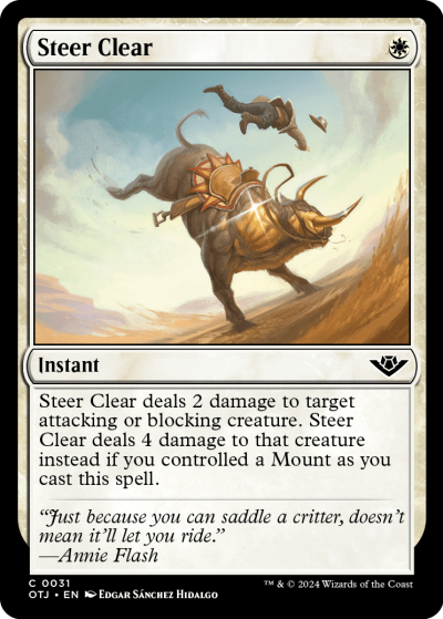 Steer Clear - Outlaws of Thunder Junction Spoiler