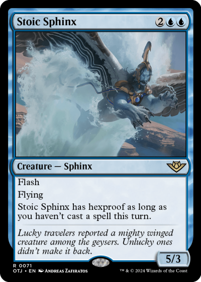 Stoic Sphinx - Outlaws of Thunder Junction Spoiler