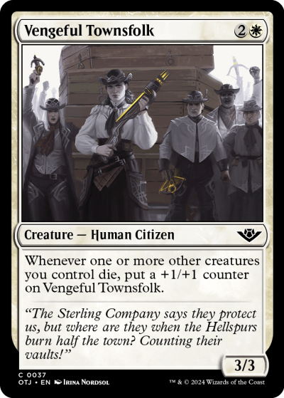 Vengeful Townsfolk - Outlaws of Thunder Junction Spoiler