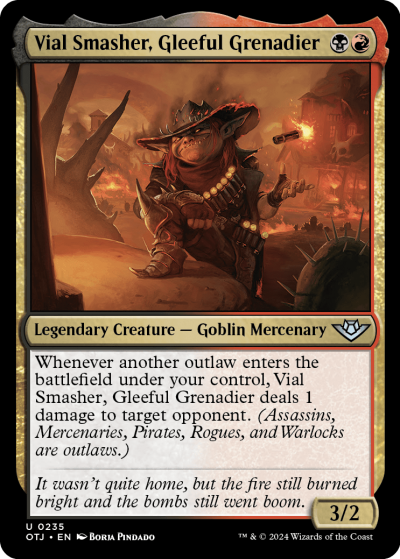 Vial Smasher, Gleeful Grenadier - Outlaws of Thunder Junction Spoiler