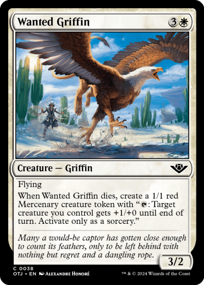 Wanted Griffin - Outlaws of Thunder Junction Spoiler