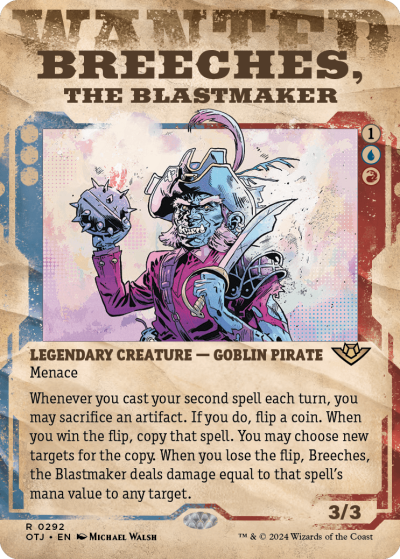Breeches, the Blastmaker (Variant) - Outlaws of Thunder Junction Spoiler