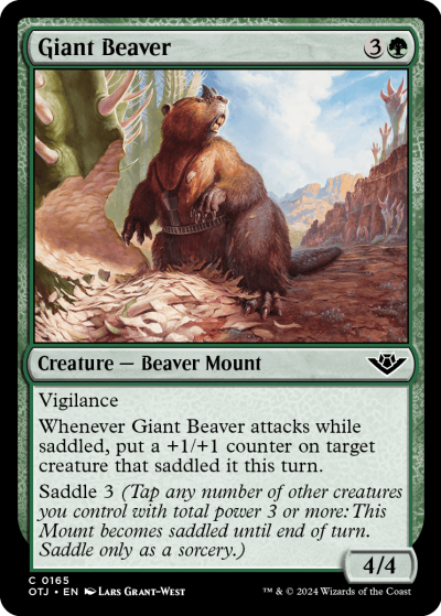 Giant Beaver - Outlaws of Thunder Junction Spoiler