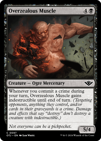 Overzealous Muscle - Outlaws of Thunder Junction Spoiler