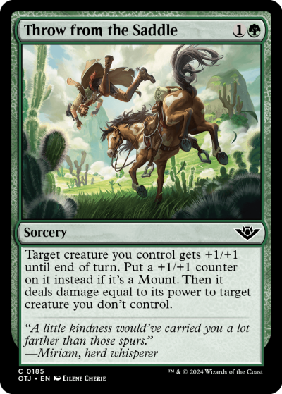 Throw from the Saddle - Outlaws of Thunder Junction Spoiler