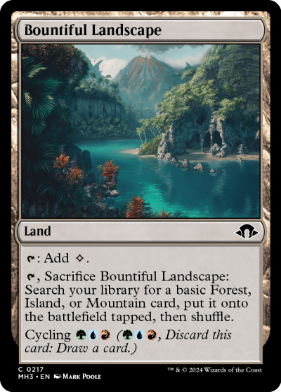 Bountiful Landscape - Modern Horizons 3 Spoiler