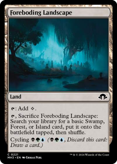 Foreboding Landscape - Modern Horizons 3 Spoiler