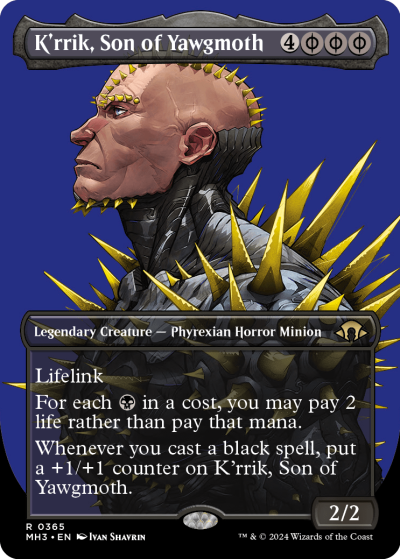 K'rrik, Son of Yawgmoth 2 - Modern Horizons 3 Spoiler