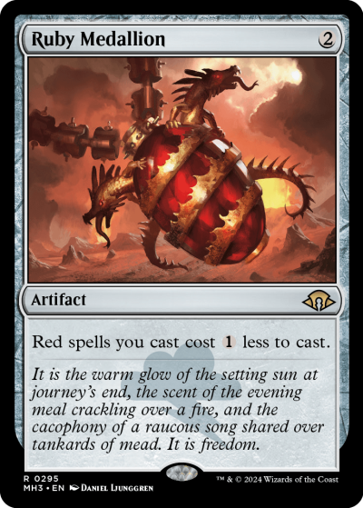 Ruby Medallion - Modern Horizons 3 Spoiler
