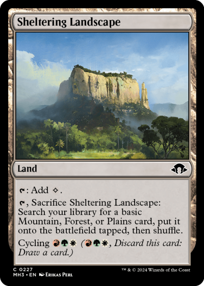 Sheltering Landscape - Modern Horizons 3 Spoiler