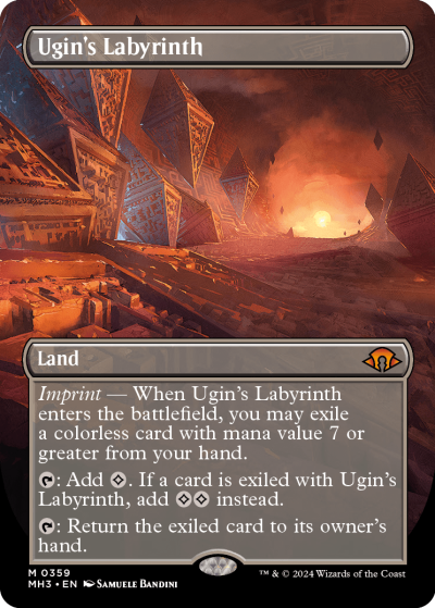 Ugin's Labyrinth (Variant) - Modern Horizons 3 Spoiler