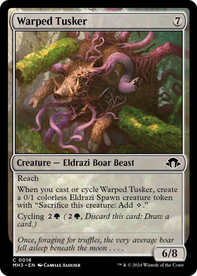 Warped Tusker - Modern Horizons 3 Spoiler