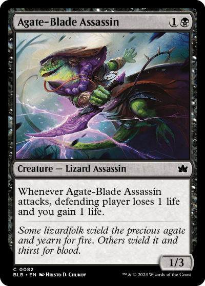 Agate-Blade Assassin - Bloomburrow Spoiler