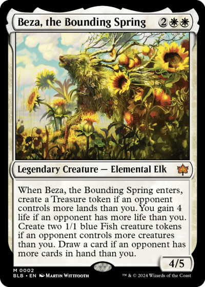 Beza, the Bounding Spring - Bloomburrow Spoiler