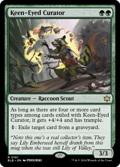 Keen-Eyed Curator - Bloomburrow Spoiler