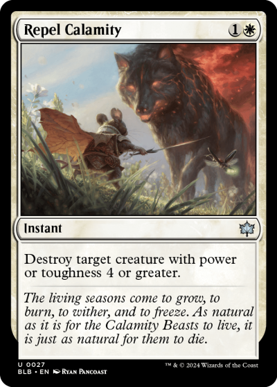 Repel Calamity - Bloomburrow Spoiler