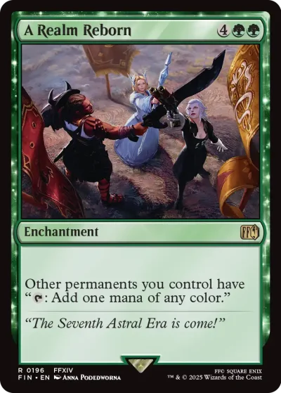 A Realm Reborn - Final Fantasy MtG Spoiler
