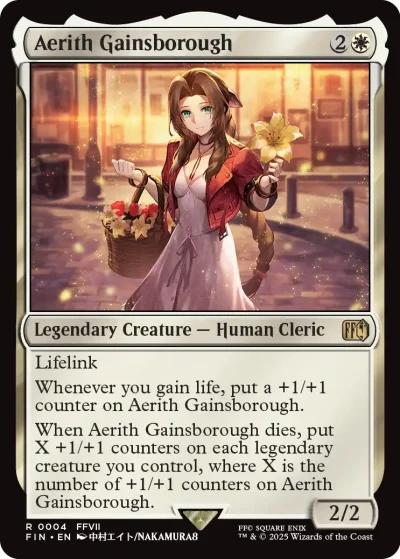 Aerith Gainsborough - Final Fantasy MtG Spoiler