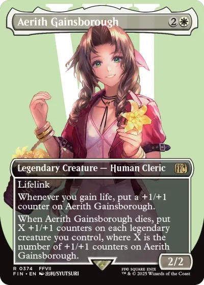 Aerith Gainsborough (Variant) - Final Fantasy MtG Spoiler