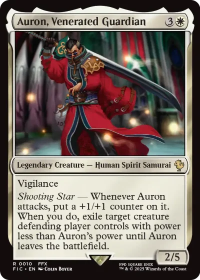 Auron, Venerated Guardian - Final Fantasy Spoiler