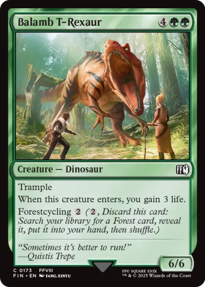Balamb T-Rexaur - Final Fantasy Spoiler