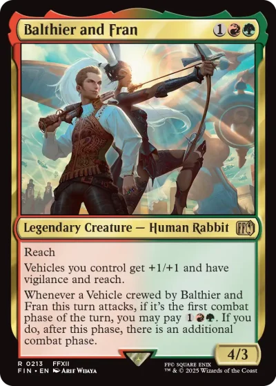 Balthier and Fran - Final Fantasy MtG Spoiler