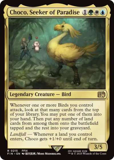 Choco, Seeker of Paradise - Final Fantasy Spoiler
