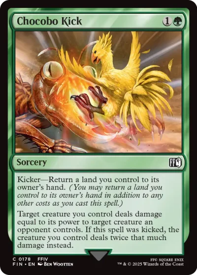 Chocobo Kick - Final Fantasy Spoiler