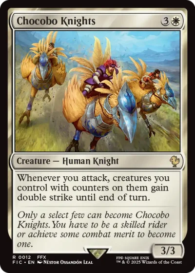 Chocobo Knights - Final Fantasy Spoiler
