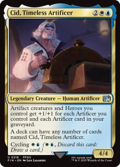 Cid, Timeless Artificer - Final Fantasy MtG Spoiler