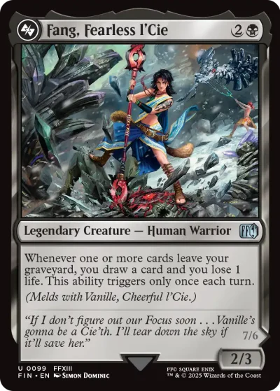 Fang, Fearless l'Cie - Final Fantasy MtG Spoiler